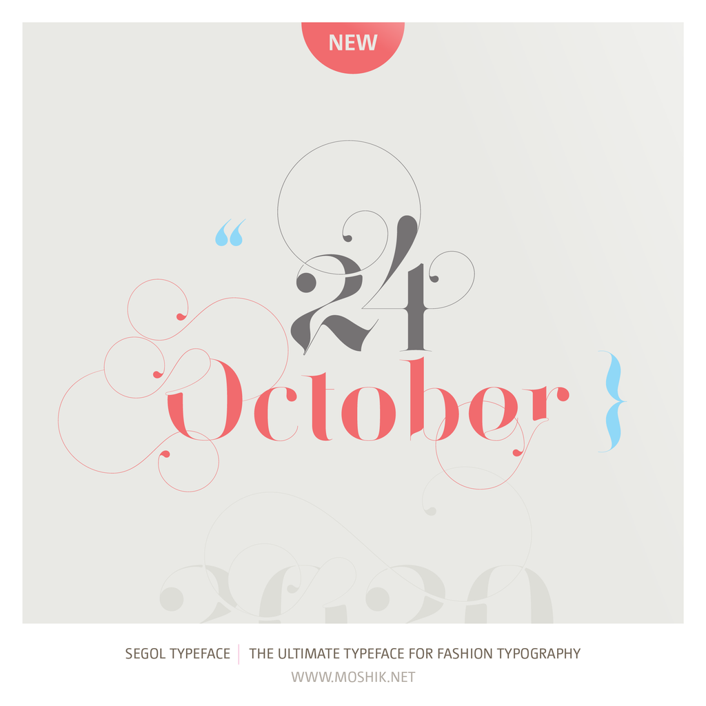 Segol Typeface - Wedding invitation