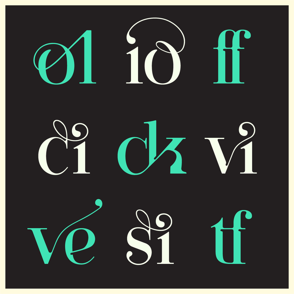 The most exciting fonts for fashion typography