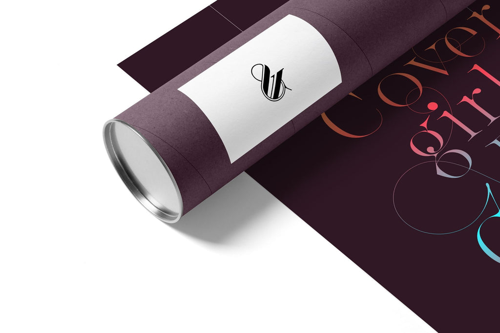 Cover girls don't cry poster designed by Moshik Nadav Fashion Typography