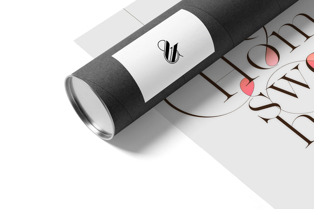 Home Sweet home poster designed by Moshik Nadav Fashion Typography NYC