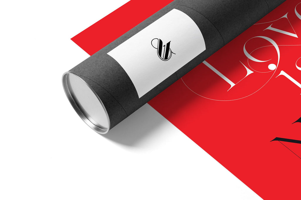 Love is now poster - Designed by Moshik Nadav Fashion Typography and fonts