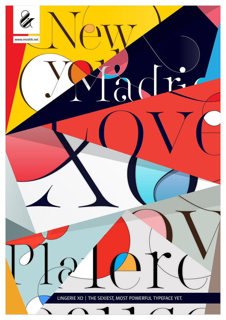 Buy cool typography posters to decorate your apartment by Moshik Nadav