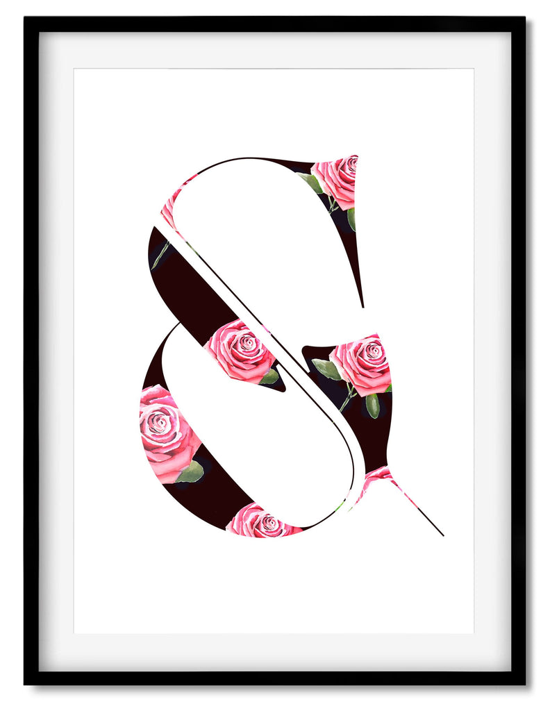 Super sexy ampersand poster designed by Moshik Nadav Typography