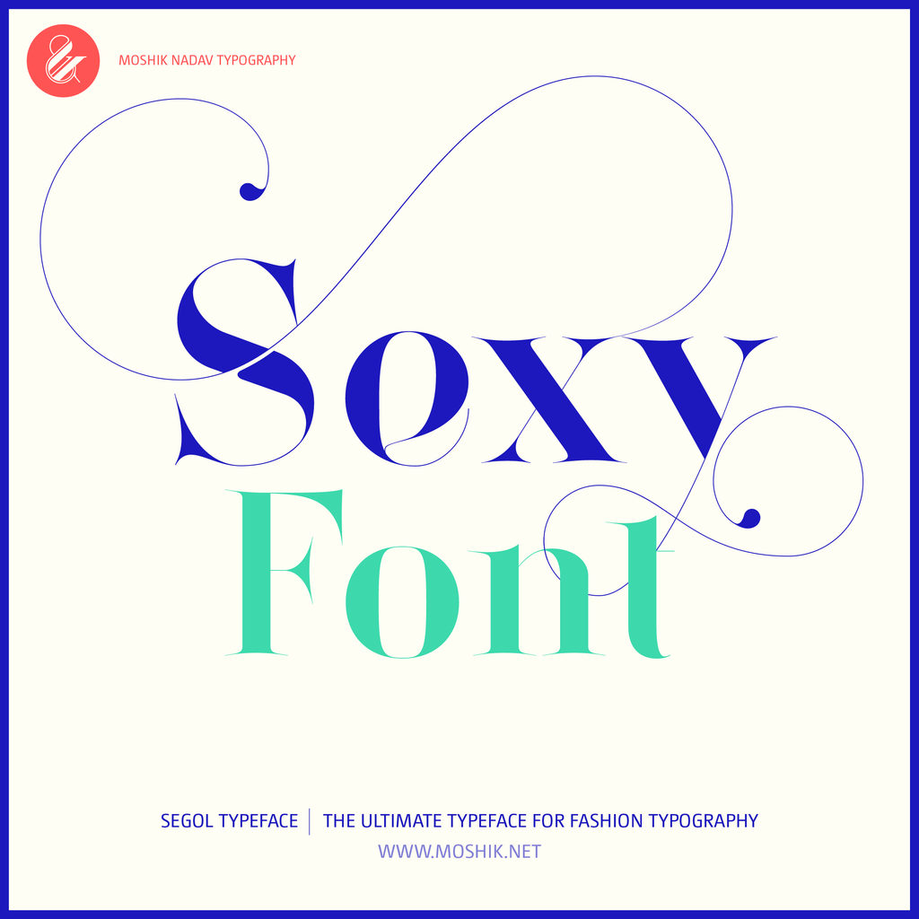 Sexy font for Fashion and Luxury Typography and logos