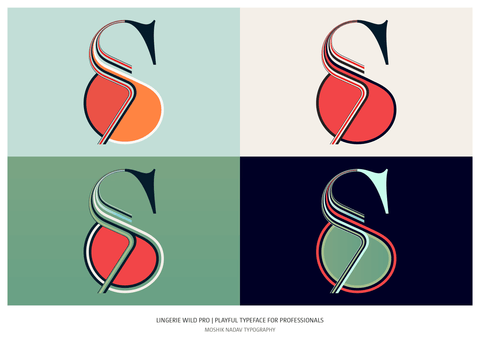 Unique ampersand design by Moshik Nadav Typography