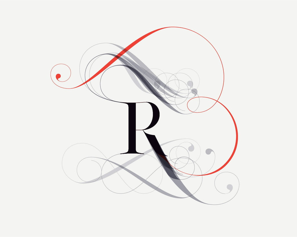 Super sexy R font - Made with the fashion Lingerie Typeface by Moshik Nadav Typography 