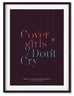 Cover girls don't cry poster designed by Moshik Nadav Fashion Typography