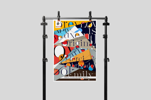 Buy cool Typography design posters by Moshik Nadav Typography