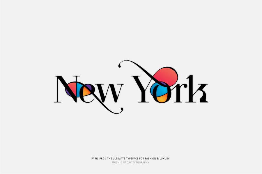 Paris Pro Typeface - New York by Moshik Nadav Typography