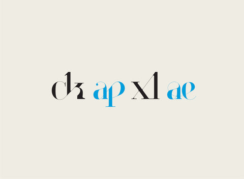 Paris Typeface - original font for fashion and luxury designed by Moshik Nadav Typography
