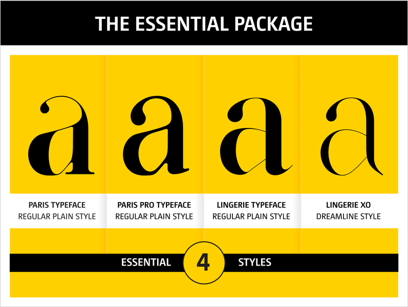 Moshik Nadav Fashion Typography Fonts Packages