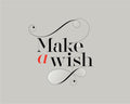 Make a wish font - Made with the fashion Lingerie Typeface by Moshik Nadav Typography 