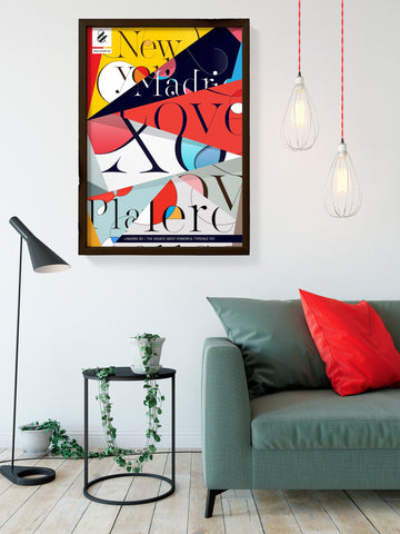 Buy cool typography posters to decorate your apartment by Moshik Nadav